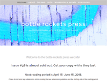 Tablet Screenshot of bottlerocketspress.com